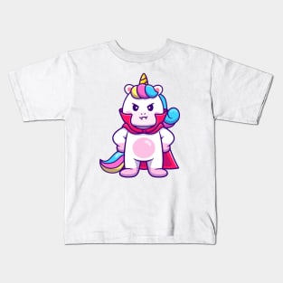 Cute Unicorn Dracula Kids T-Shirt